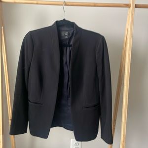 J. Crew 365 collarless black blazer, size 6T